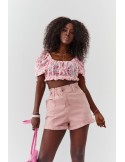 Kurze Shorts mit Bündchen rosa 2011 - Online-Shop - Boutique